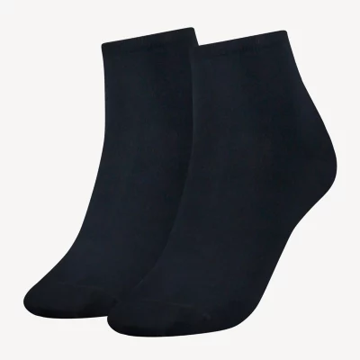 Pacote com 2 pares de meias curtas com estampa de bandeira.