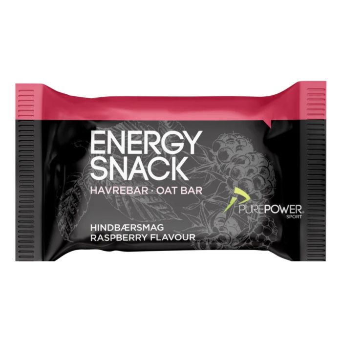 PurePower Unisex Energi-barer Energy Snack Raspberry