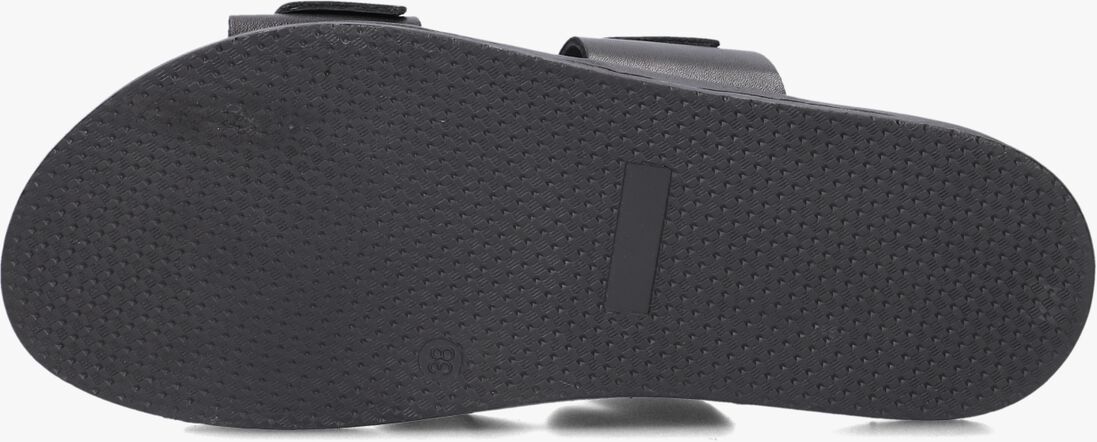 zwarte lina locchi slippers led 2 band slipper dz