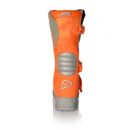Bottes cross Acerbis X-TEAM KID ORANGE/GREY - Orange / Gris