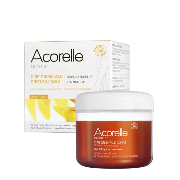 Acorelle Cire Orientale à la Fleur d'Ylang avec Bandes Bio 300 g