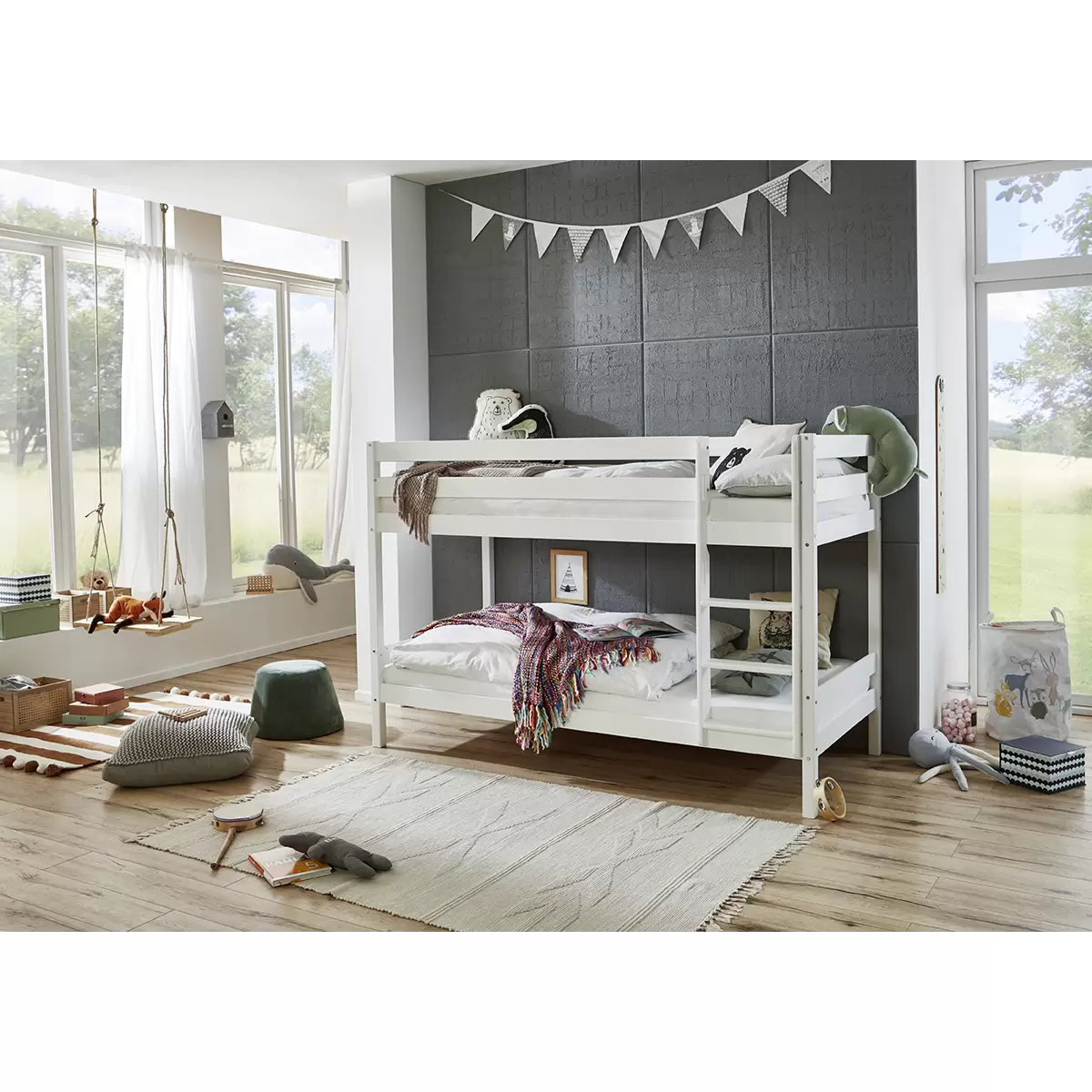 Etagenbett Lupo Best Price 90 x 200 weiss