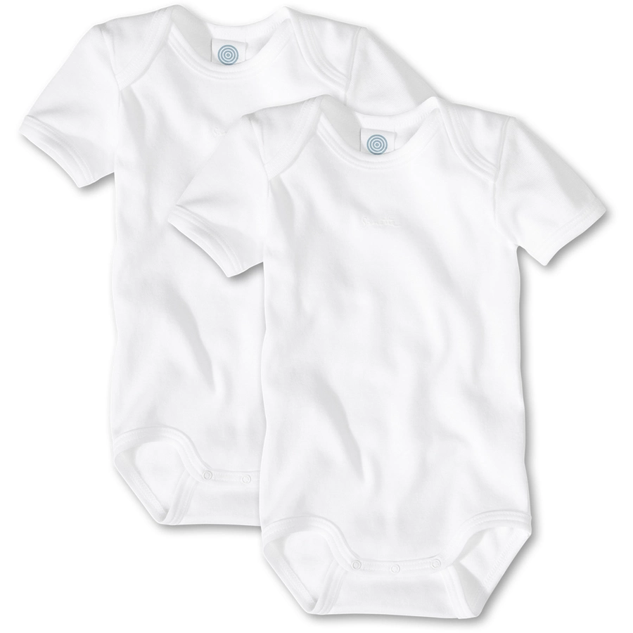 SANETTA Baby Bodies 14 Arm weiß -Doppelpack-