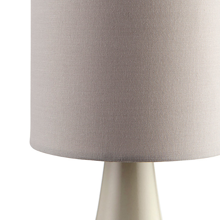 Lampe à poser Tertrez E14 IP20 gris clair