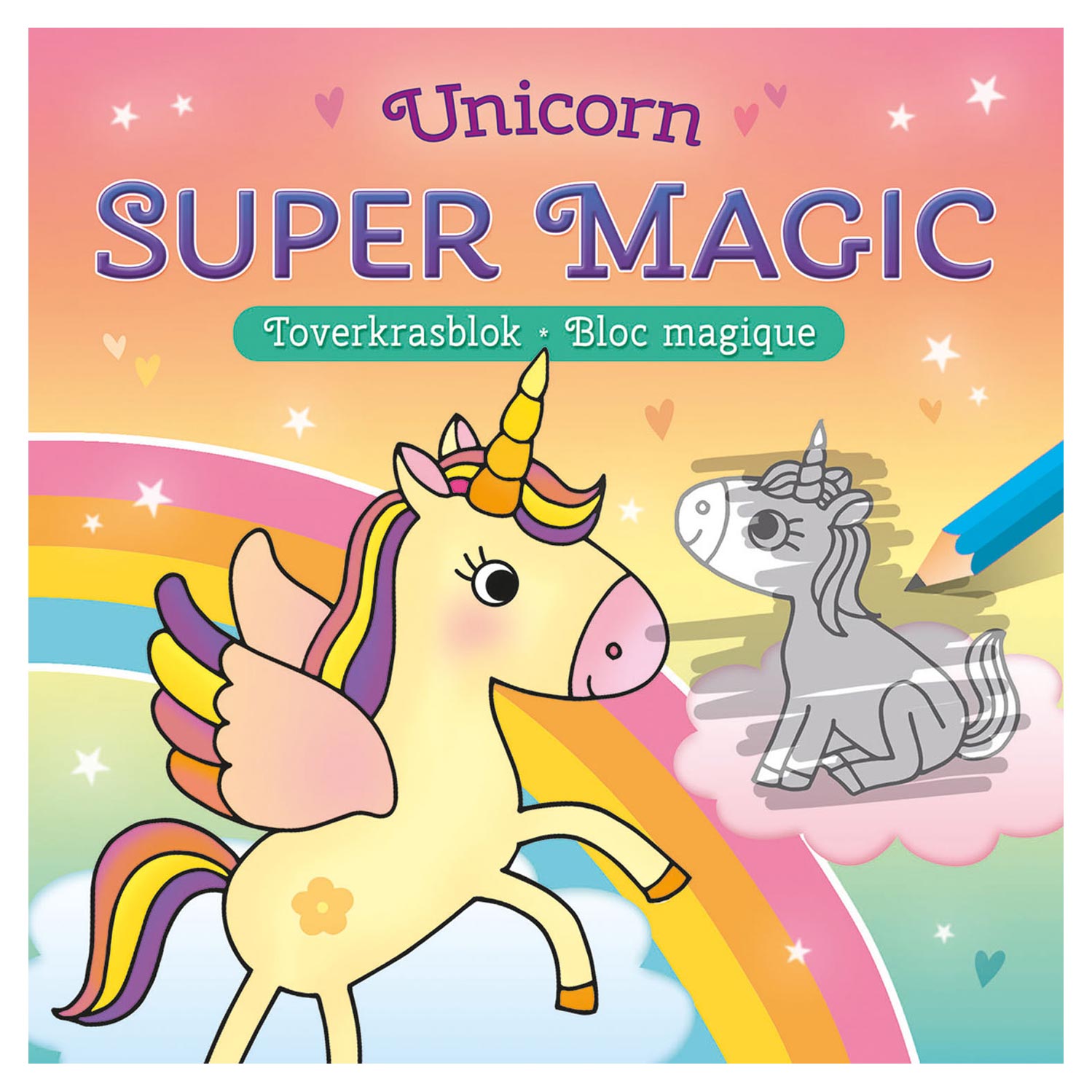 Unicorn Super Magic Toverkrasblok