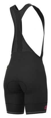 Cuissard Femme Alé Sella Plus Noir/Rose Fluo