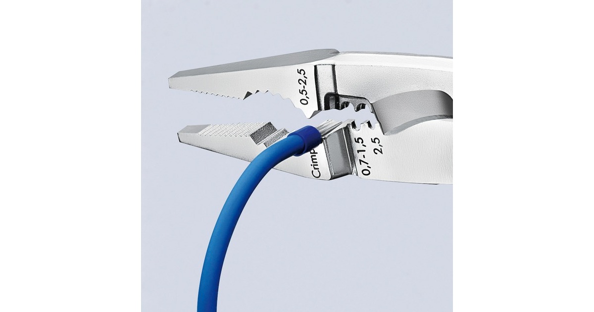 KNIPEXElektro installatietang 13 96 200 T  (Rood/geel)