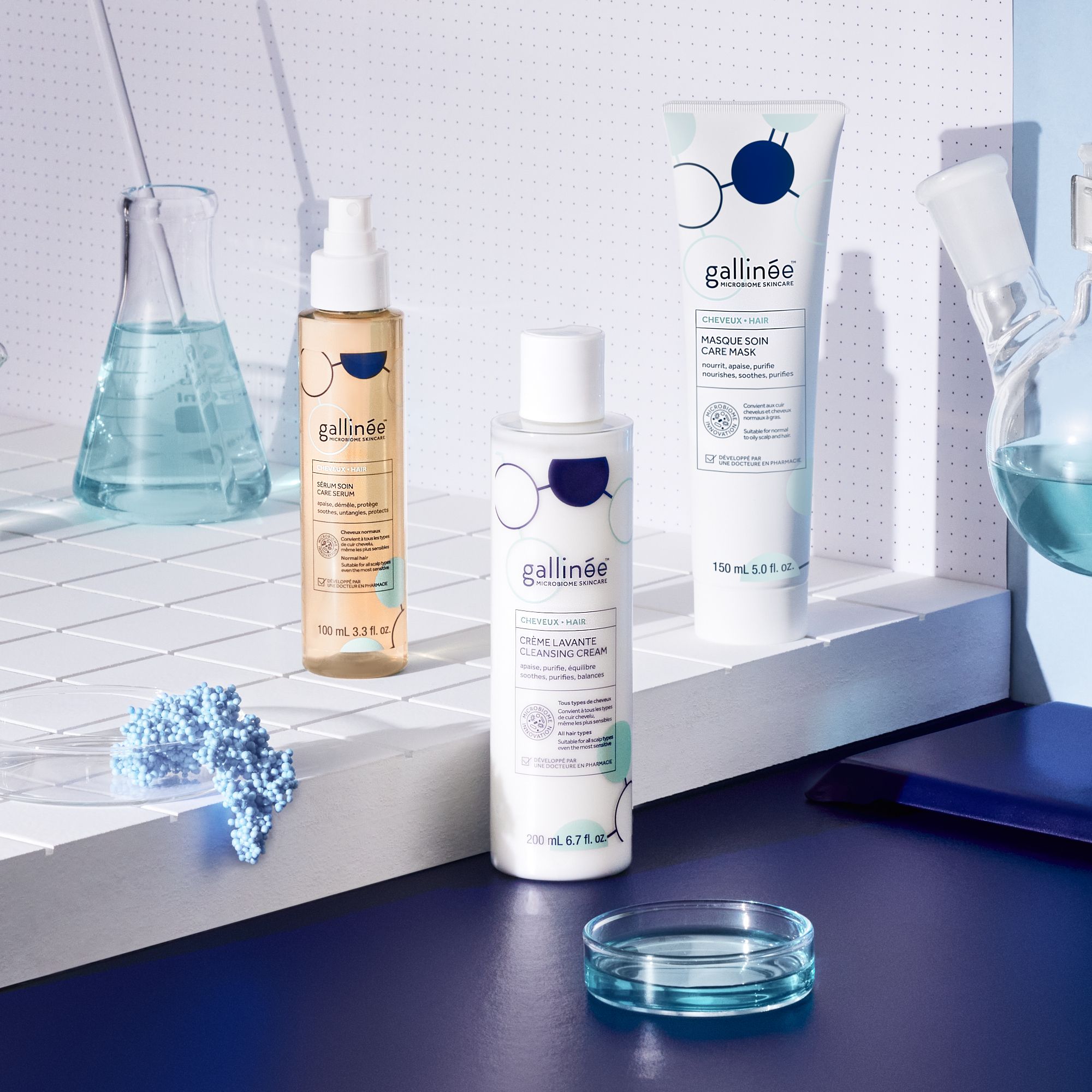 Gallinée Hair Care Serum - Für eine gepflegte Kopfhaut und Längen - Öl- und silikonfreies Haarserum
