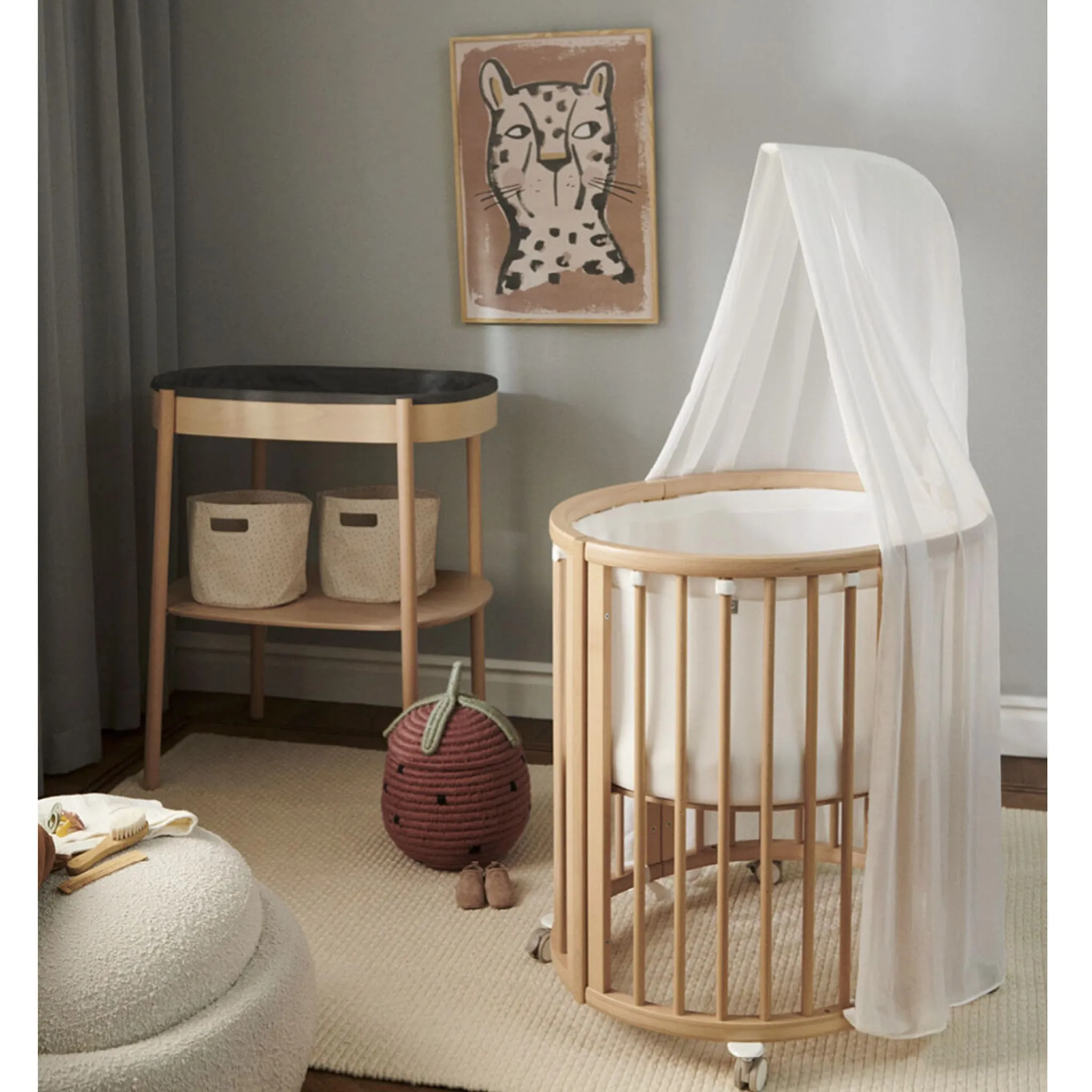 Stokke Panier pour Table à Langer Stokke® Sleepi™ - Gris
