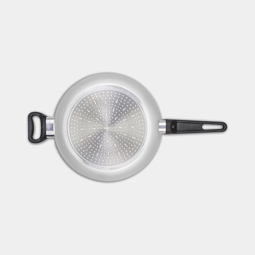 Indu  Hapjespan, 28 cm, anti-aanbaklaag - Light Grey