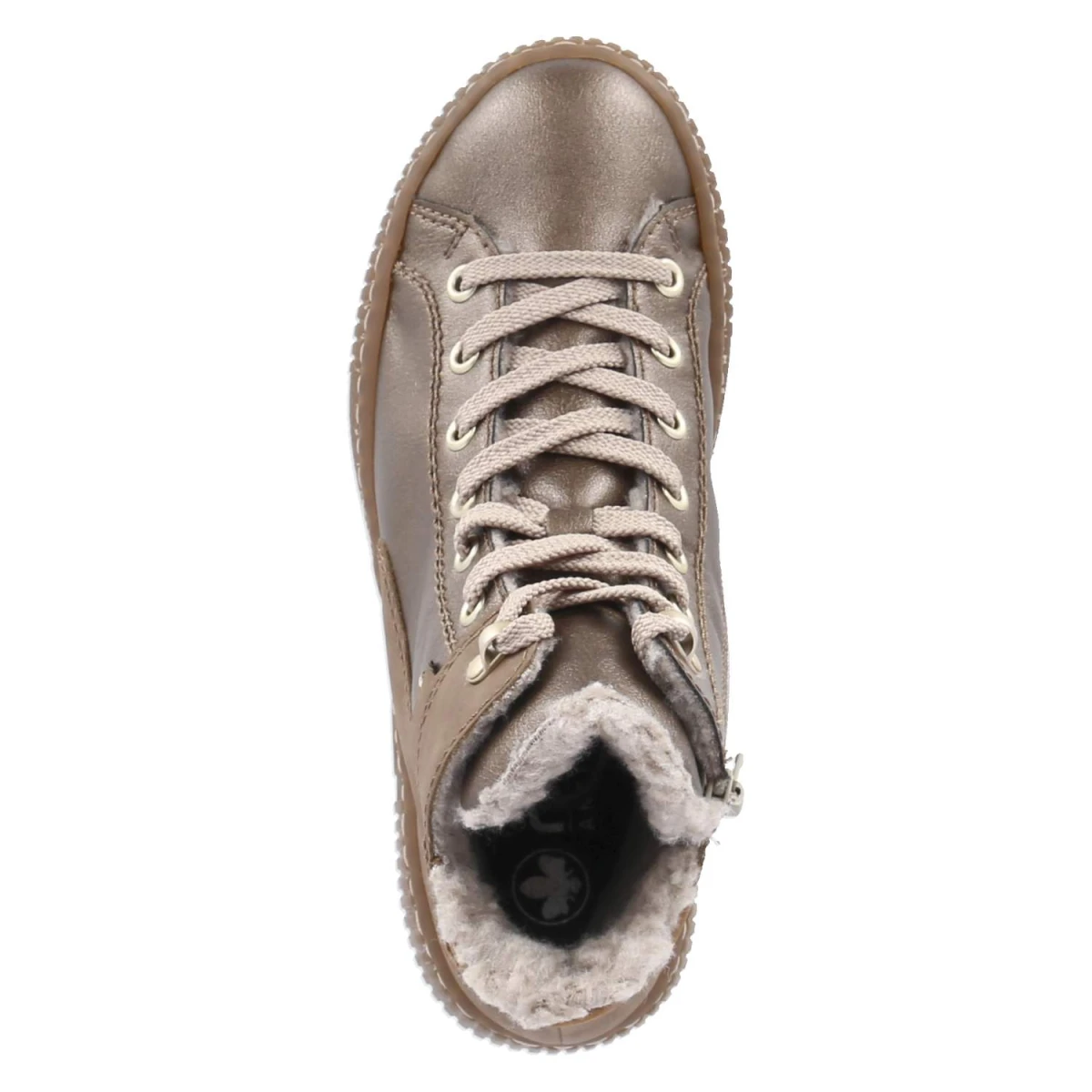 RiekerSchnürstiefeletten - bronze