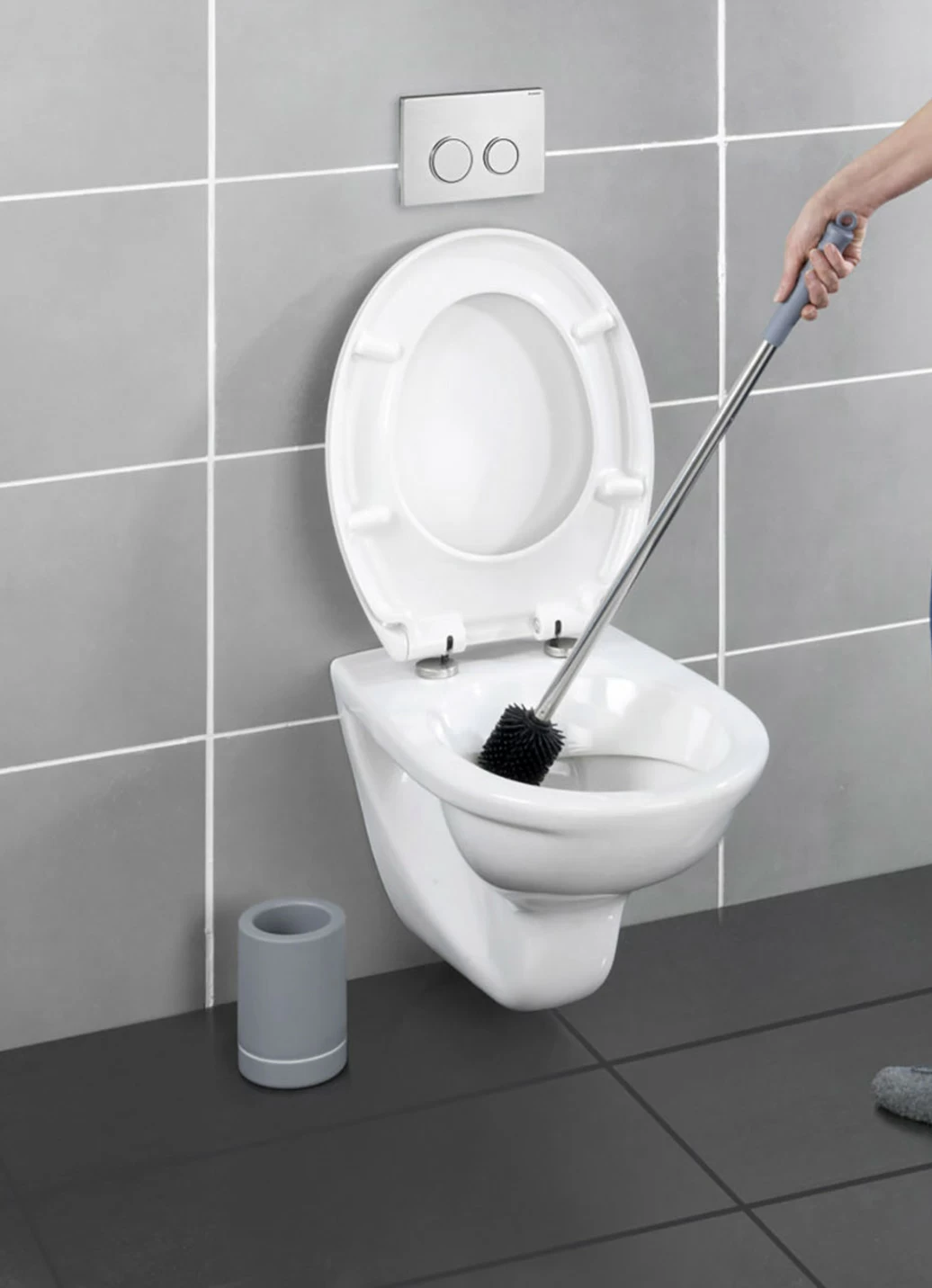 Extra lange WC-Bürste