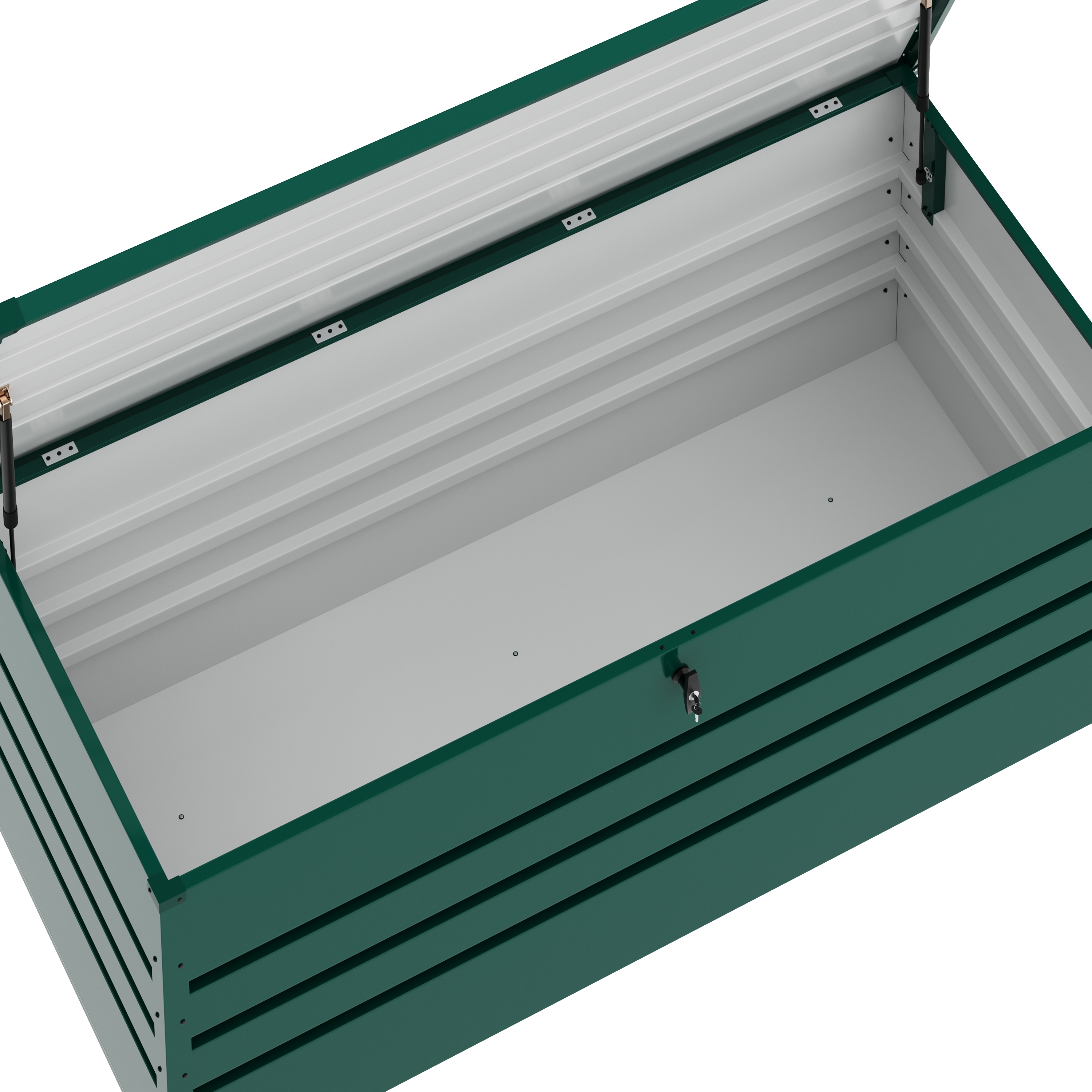 Gartenbox wasserdicht MONACO 165 x 70 x 64 cm 600L grün