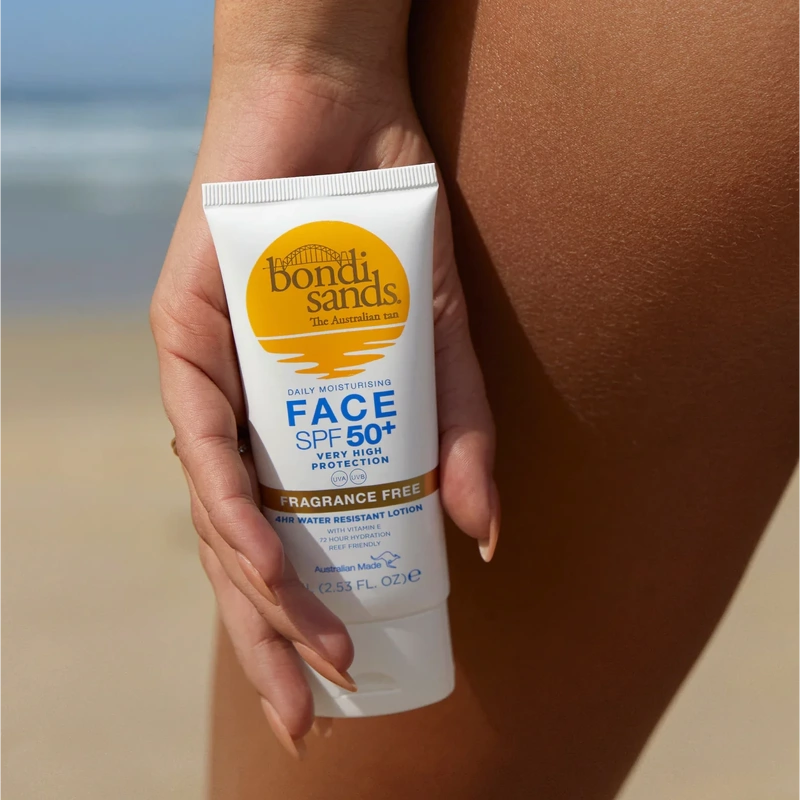 Bondi Sands Fragrance Free Face Sunscreen Lotion SPF 50+ - 75 ml
