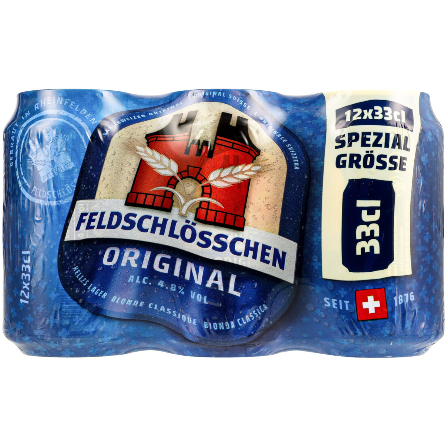 Feldschlösschen Original Bier Dose 12x33cl -396cl