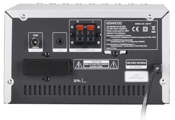 Kenwood M-7000S-S - Mikrosystem - sølv