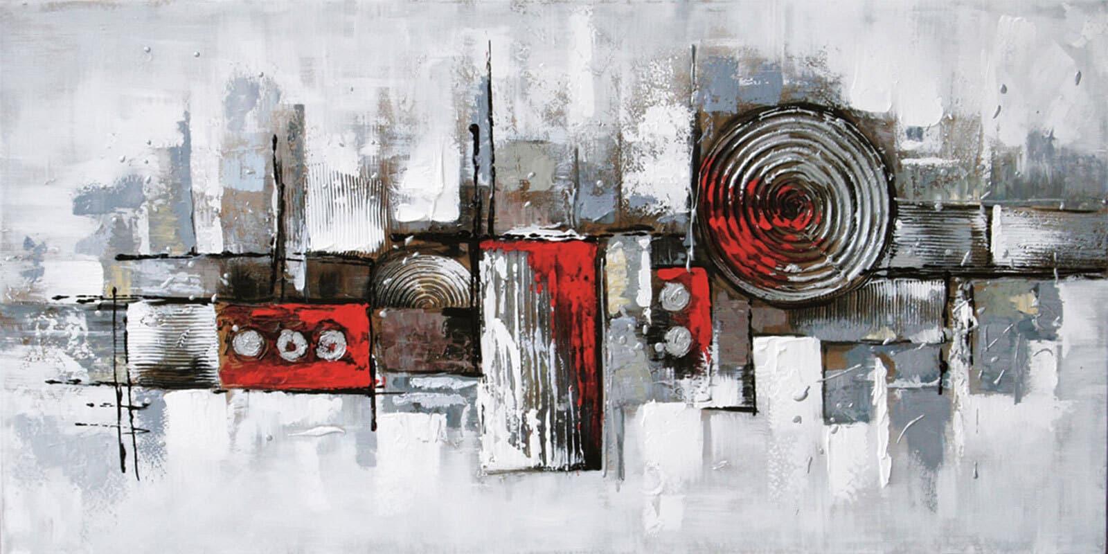 BÖNNINGHOFF Bild ABSTRAKT III 80 x 40 cm