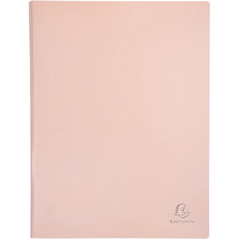 Protège-documents en polypropylène semi-rigide Aquarel PP 120 vues - A4 - Couleurs assorties