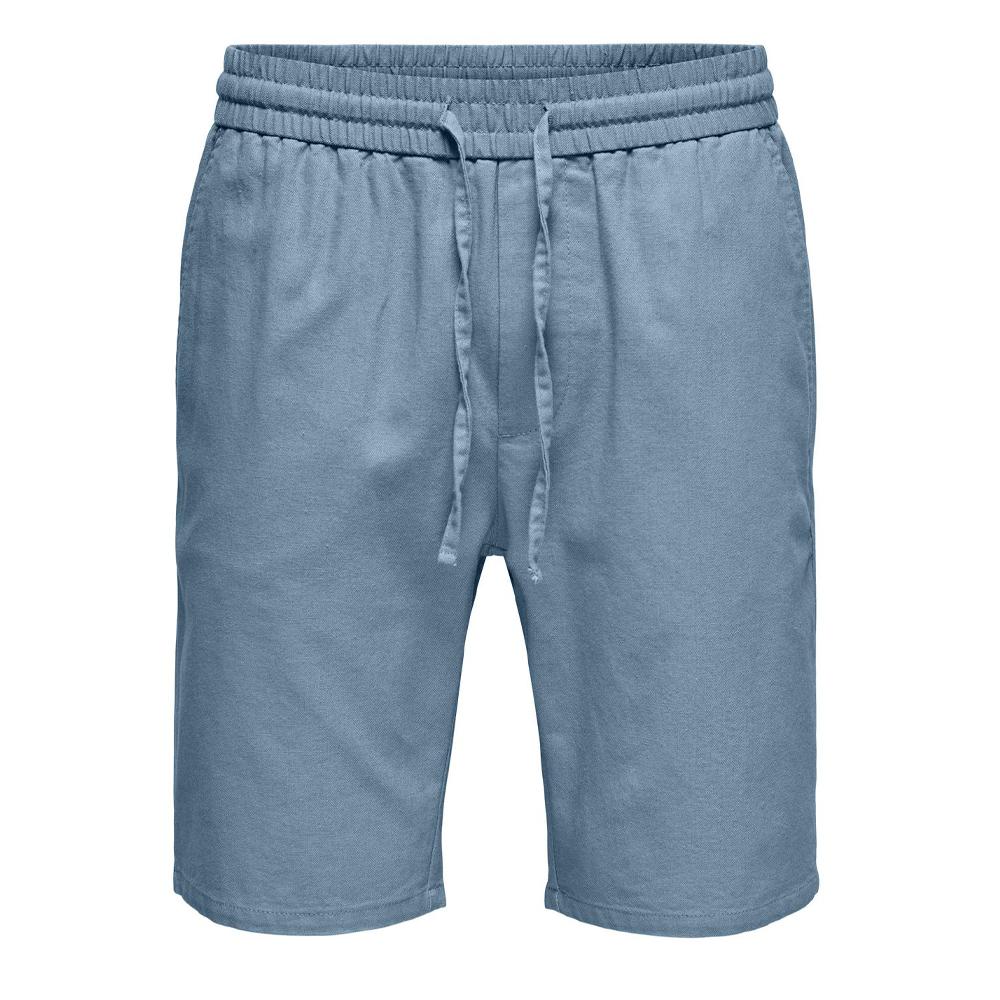Only & Sons Short Bleu Homme ONLY & SONS Cot Lin