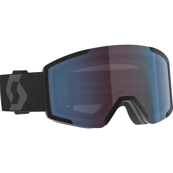 Masque de ski SCOTT SHIELD MINERAL BLACK ENHANCER BLUE CHROME