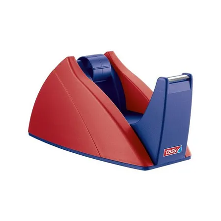 tesa 57421-00 Klebefilm-Abroller Blau, Rot