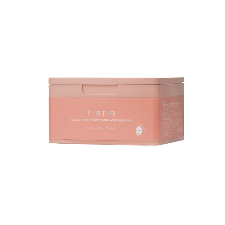 TIRTIR Galactomyces Softening Ampoule Mask Set mit aufhellenden Gesichtsmasken, 30 Stück, 350 g