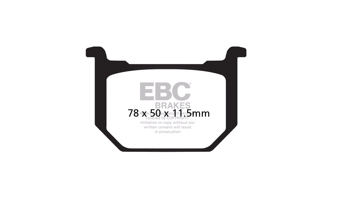 Bremseklodser for EBC V, GS250 79<