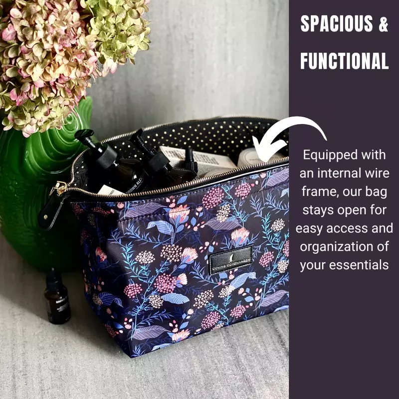 Coming Copenhagen Mia Toiletry Bag Large - Bloomy Coral Sea (Limited Edition)