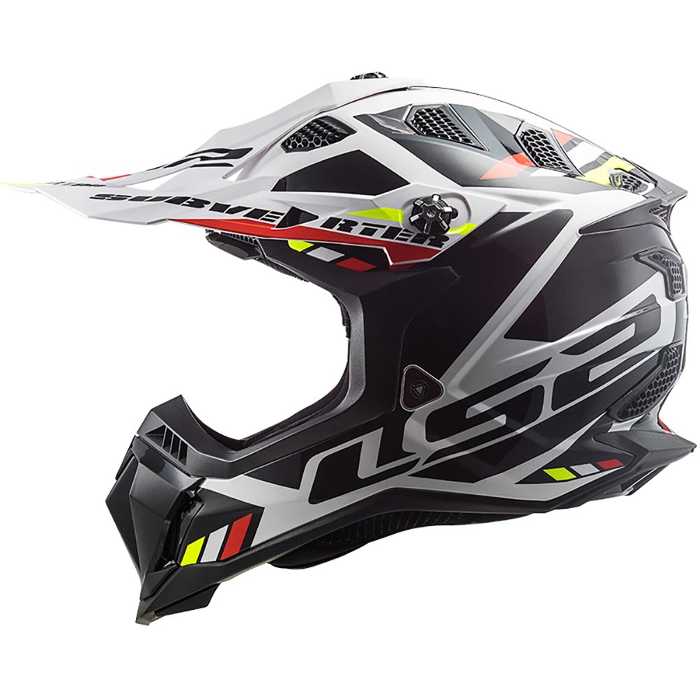 LS2 - Casque MX700 Subverter Evo II Stomp Noir / Blanc / Brillant
