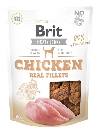 Brit Jerky kylling - 80 g.