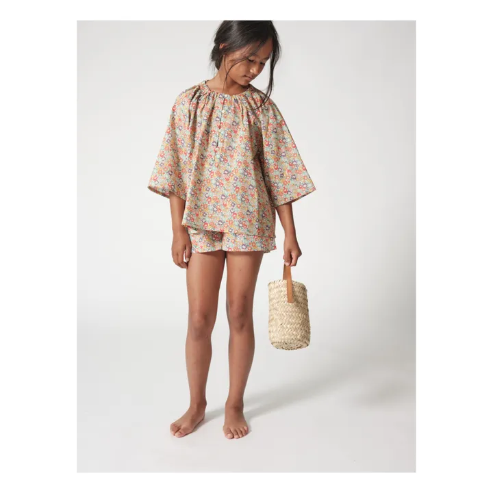 Tangerine Short Fleurs | Rose