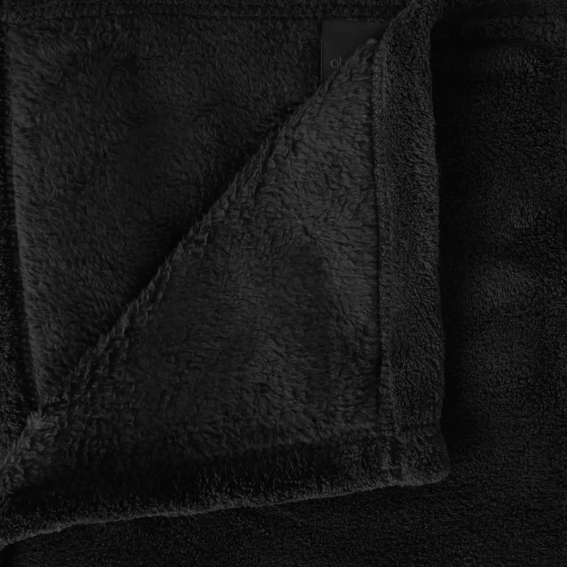 Plaid doux (230 cm) Tendresse Noir