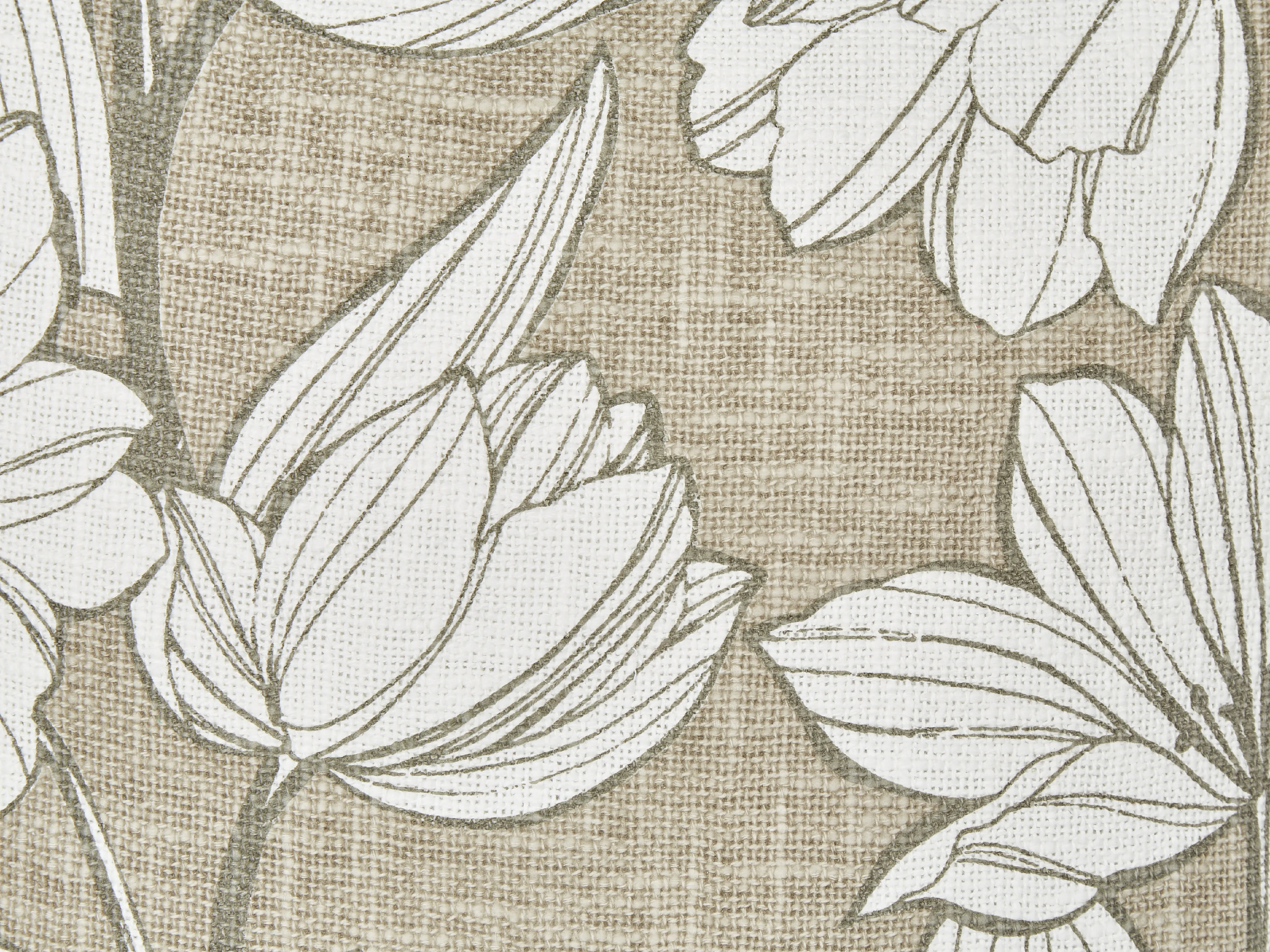 Set van 2 sierkussens CYANOTIS Katoen 45 x 45 cm Groen bloempatroon
