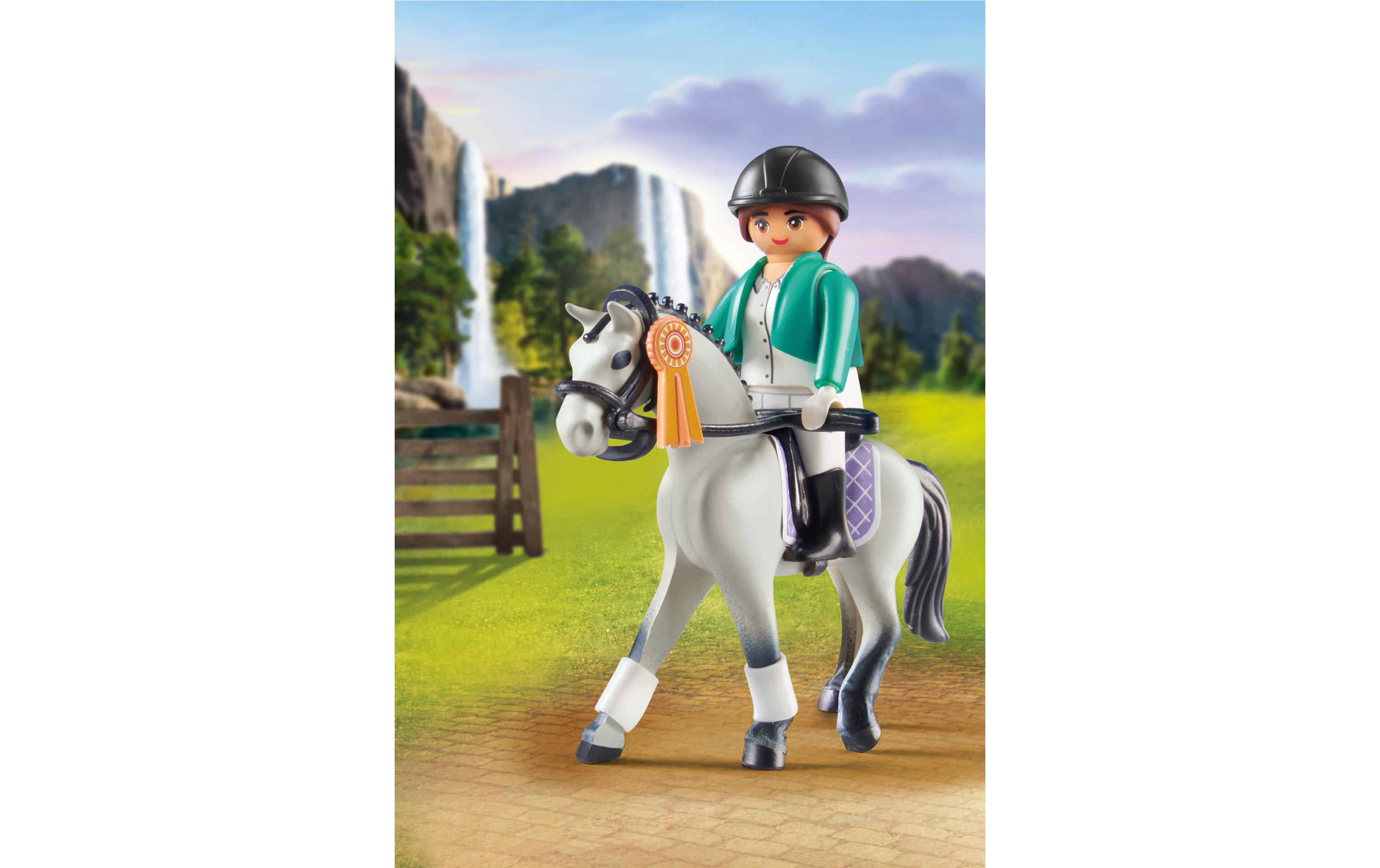 Horses of Waterfall Turnierreiterin 71641Kleines Pferde-Spielset
