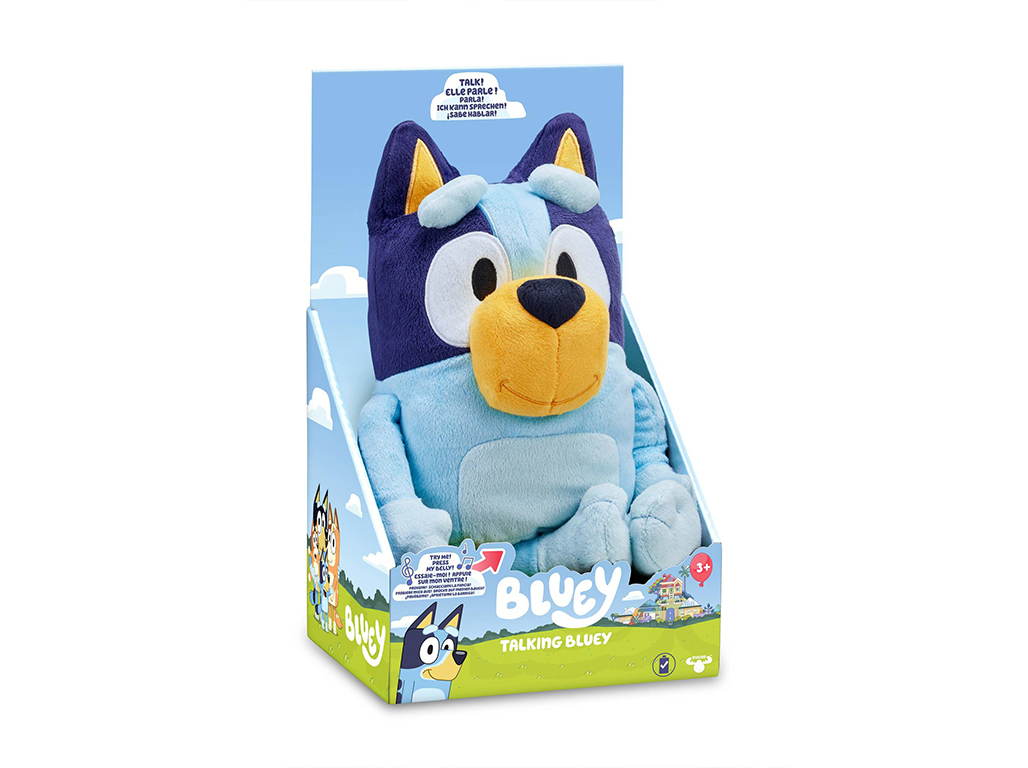 BLUEY PARLANTE FAMOSA