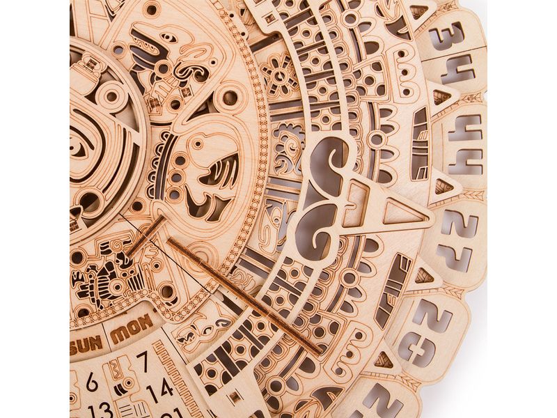 WoodTrick Bausatz Maya-Kalender Kalender 3D Bausatz aus Holz
