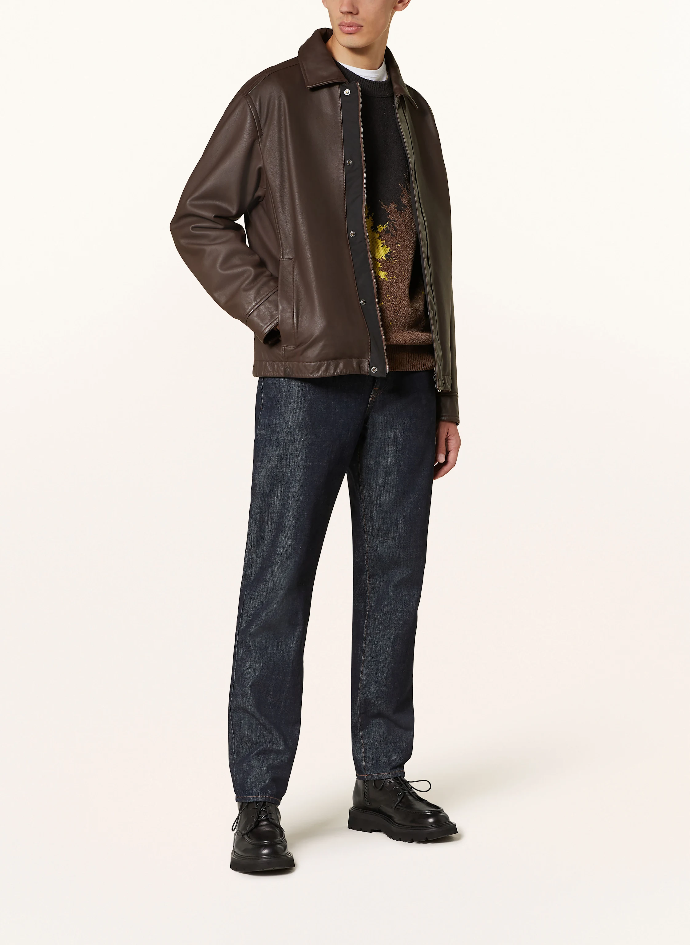 BOSS Lederjacke JERICHO