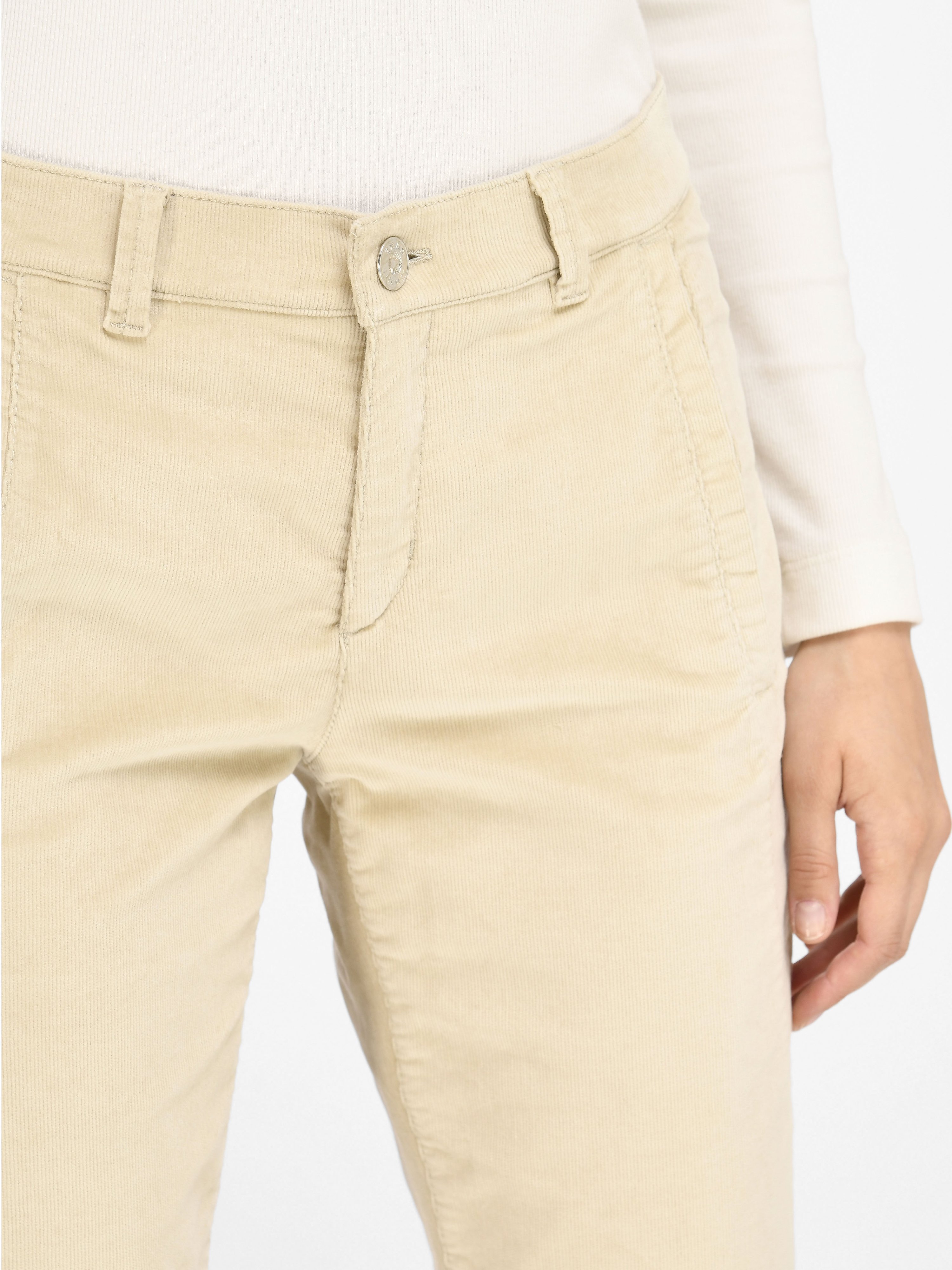 Relaxed Fit-Feincord-Hose