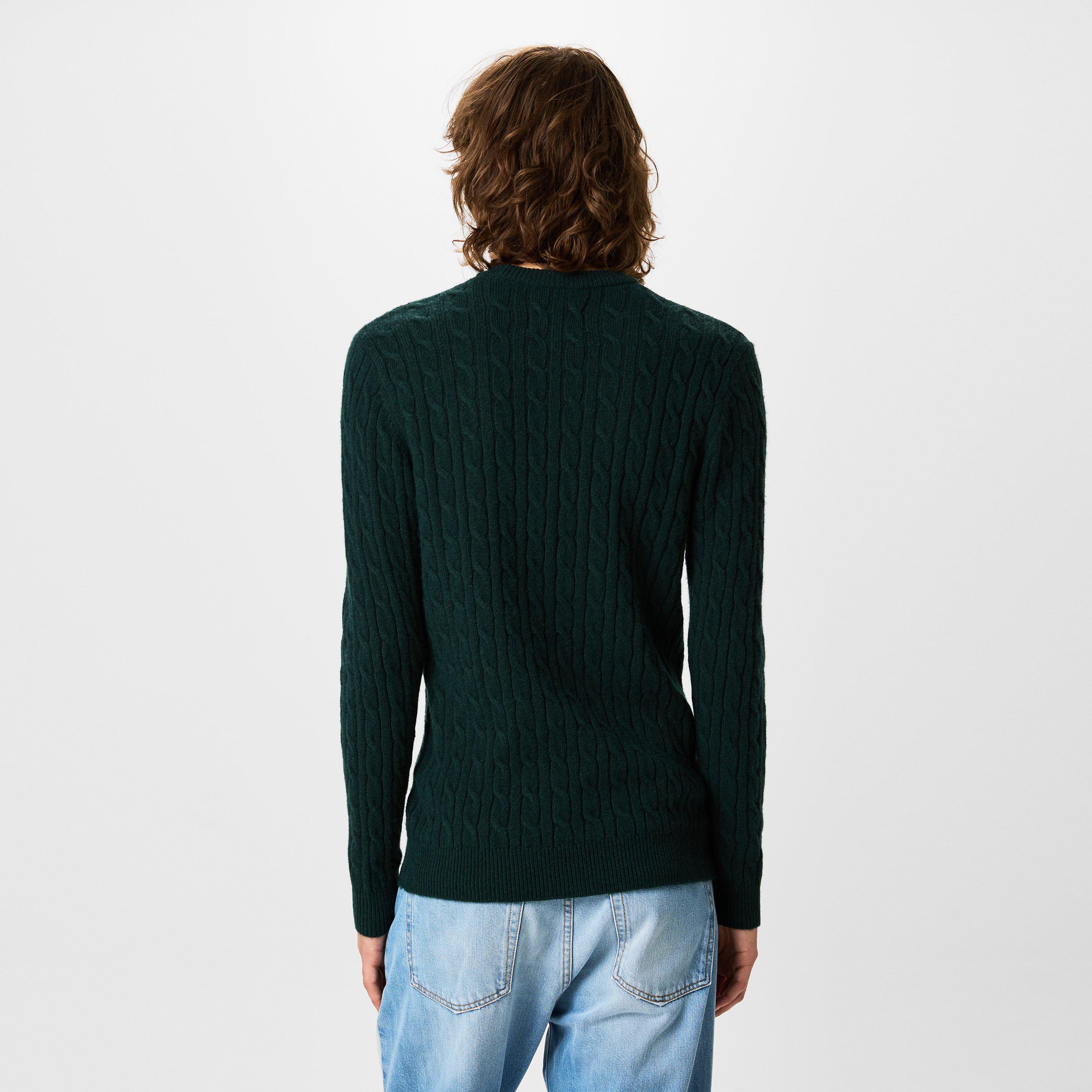 Jack Wills Marlow Merino Wool Blend Cable Knitted Jumper