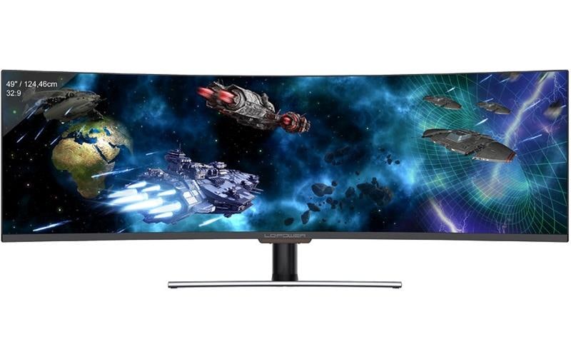 LC-Power LCD-Monitor »LC-M49-DFHD-144-C« 123,97 cm/49 ″  3840 x 1080 px 144 Hz