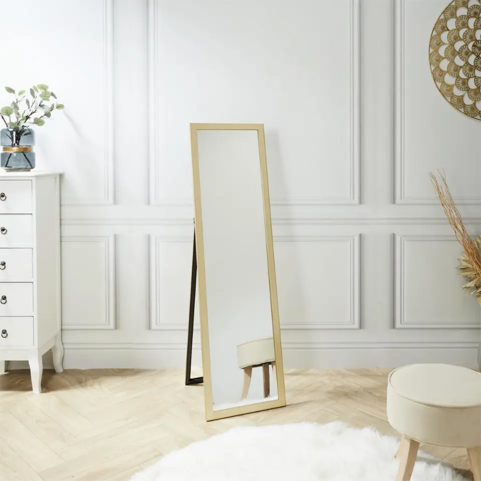 MISOU Passpiegel Goud Staande Spiegel 36x124cm