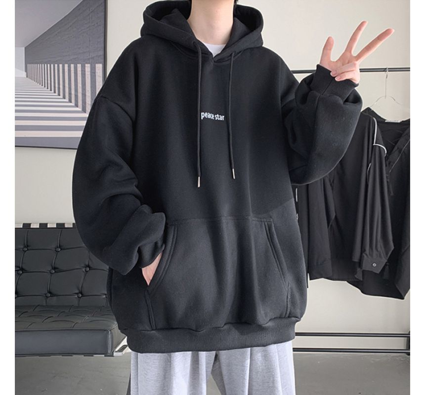 Lingaris - Lettering Loose Fit Hoodie