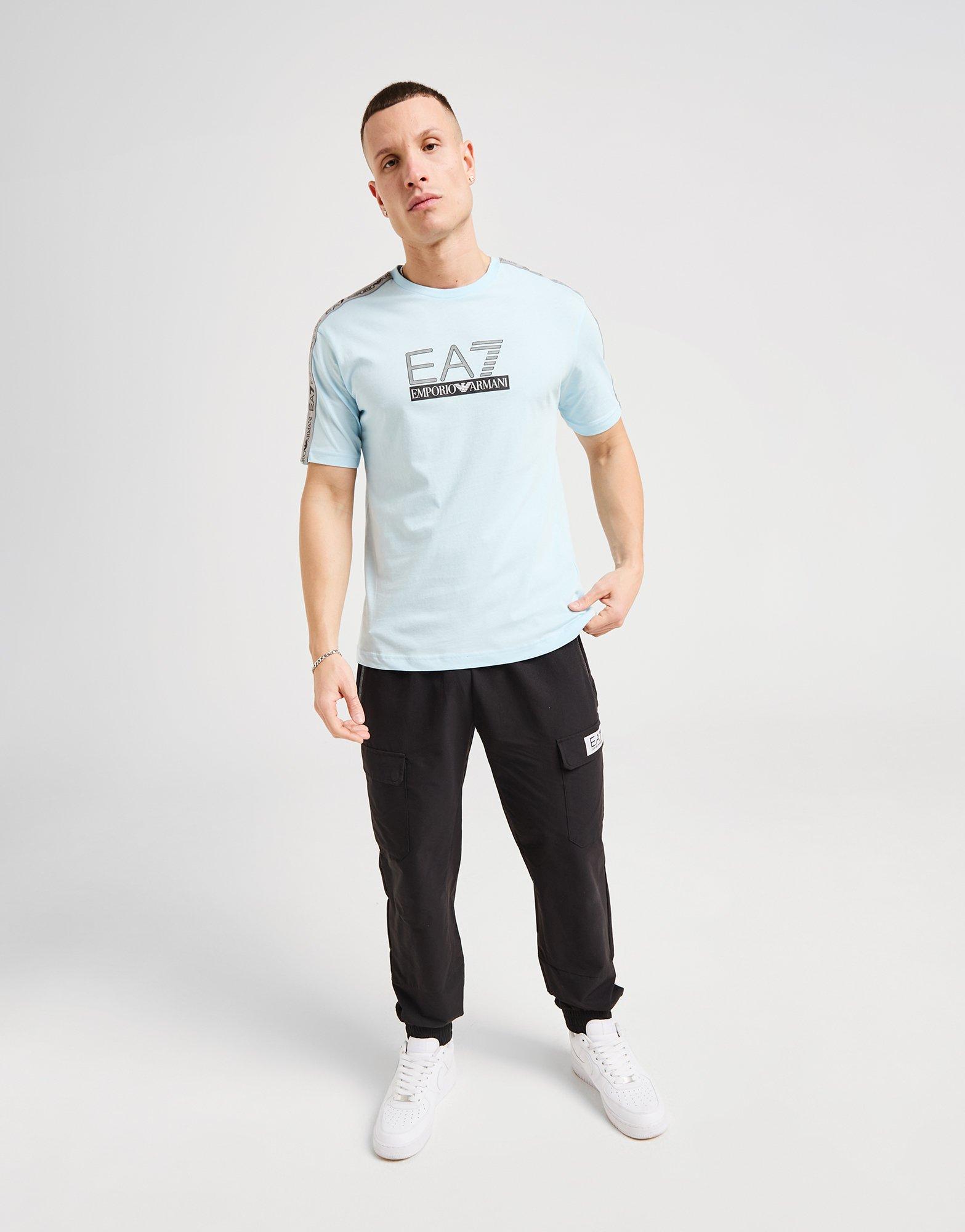 EA7 Emporio Armani T-shirt Tape Large Logo Homme