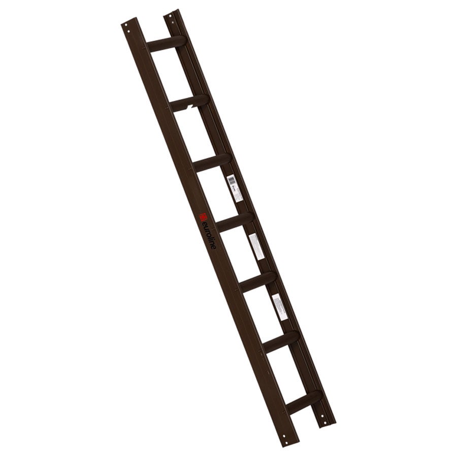 Euroline Premium Schoorsteenvegerladder 7 Sporten RAL8014 Bruin