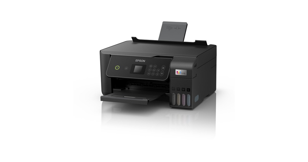EpsonEcoTank ET-2870 A4 multifunctionele Wi-Fi-printer met inkttank all-in-one inkjetprinter  (Zwart, Scannen, Kopiëren, inclusief tot 3 jaar inkt)