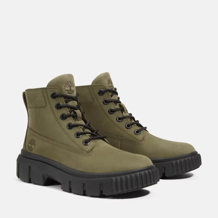 Bota Greyfield feminina na cor verde.