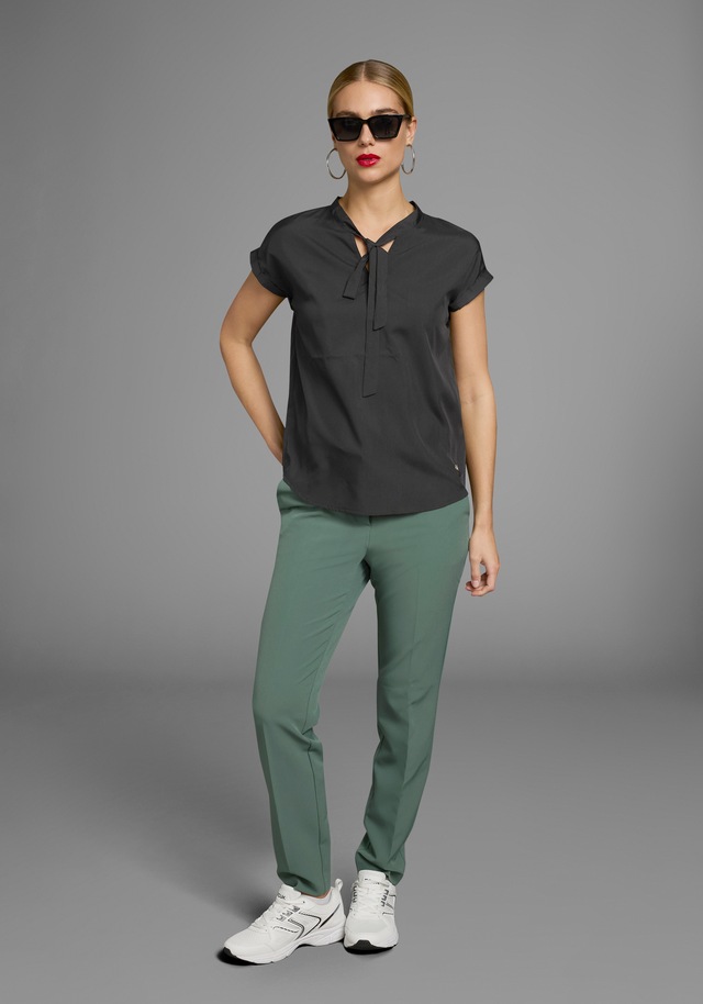 Bruno Banani Schluppenbluse, 2 mit Bindeband