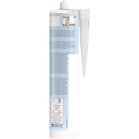 Mastic silicone - sanitaire - 280 mL - transparent