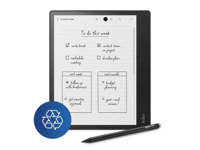 Kobo Elipsa 2E - eBook læser - 32 GB - 10.3