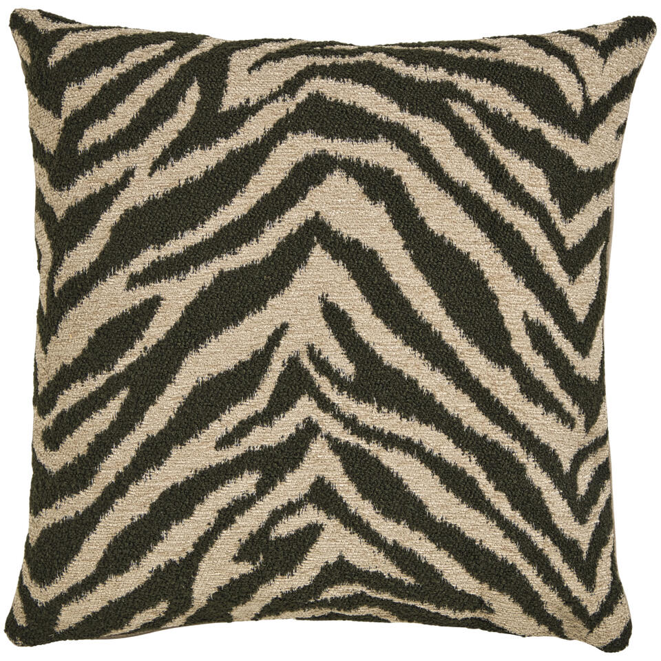 Kussen Zebra Groen 45x45 cm